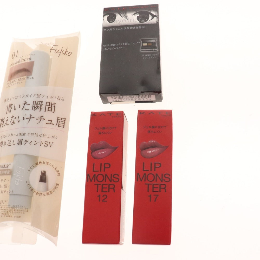 ■ Kate Fujiko Espoir Cosmetics Large Set Bulk Sale Lip Monster Eyebrow Tint SV etc. Boxed Unused