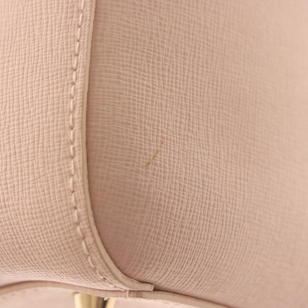 ■ フルラ ショルダーバッグ ハンドバッグ 鞄 ロゴチャーム レディース ピンク 袋付き