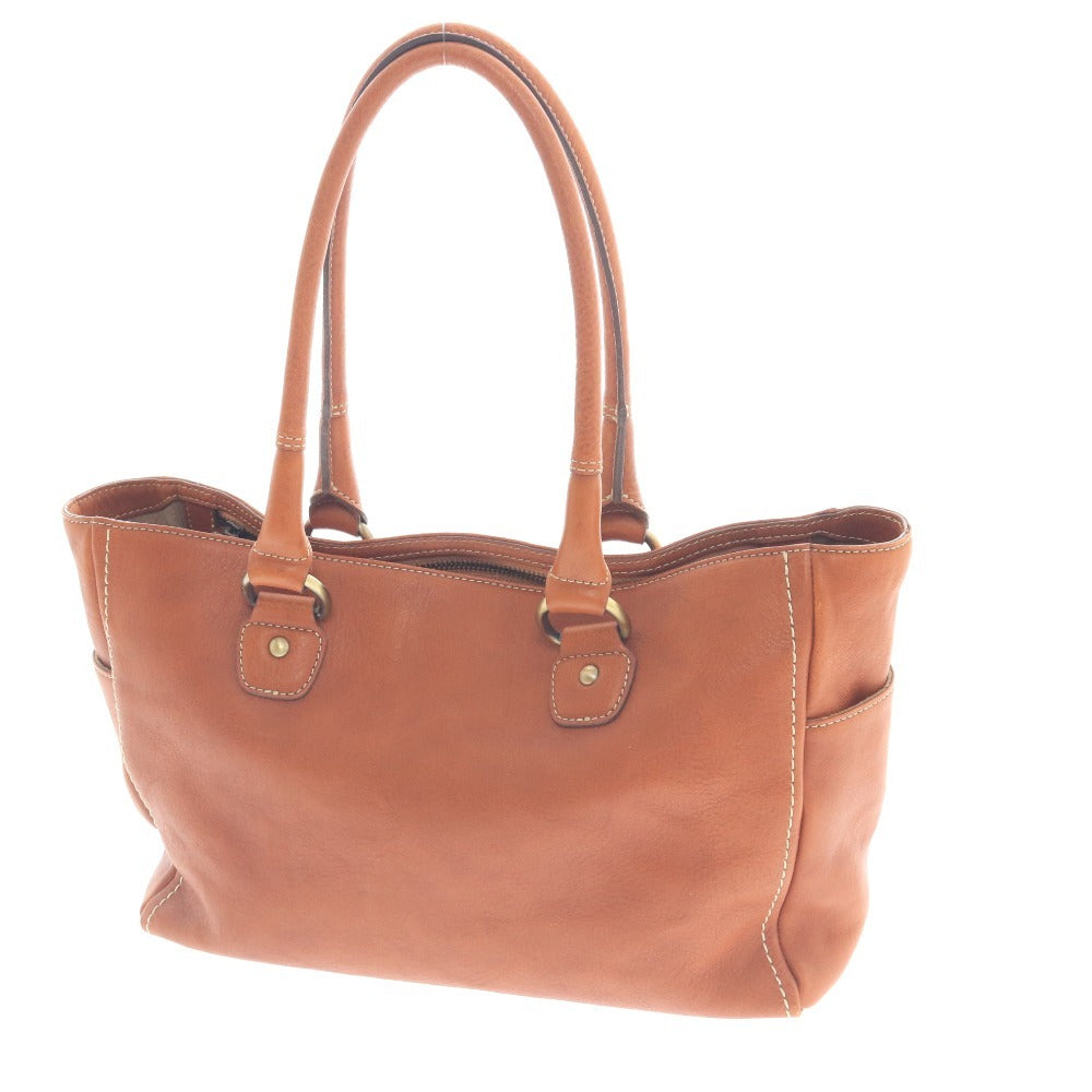 ■ 土屋鞄 トートバッグ 鞄 トーンオイルヌメ マグネット チャック メンズ レディース ライトブラウン系 袋付き