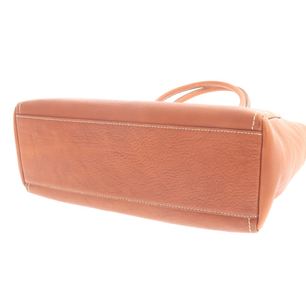 ■ 土屋鞄 トートバッグ 鞄 トーンオイルヌメ マグネット チャック メンズ レディース ライトブラウン系 袋付き