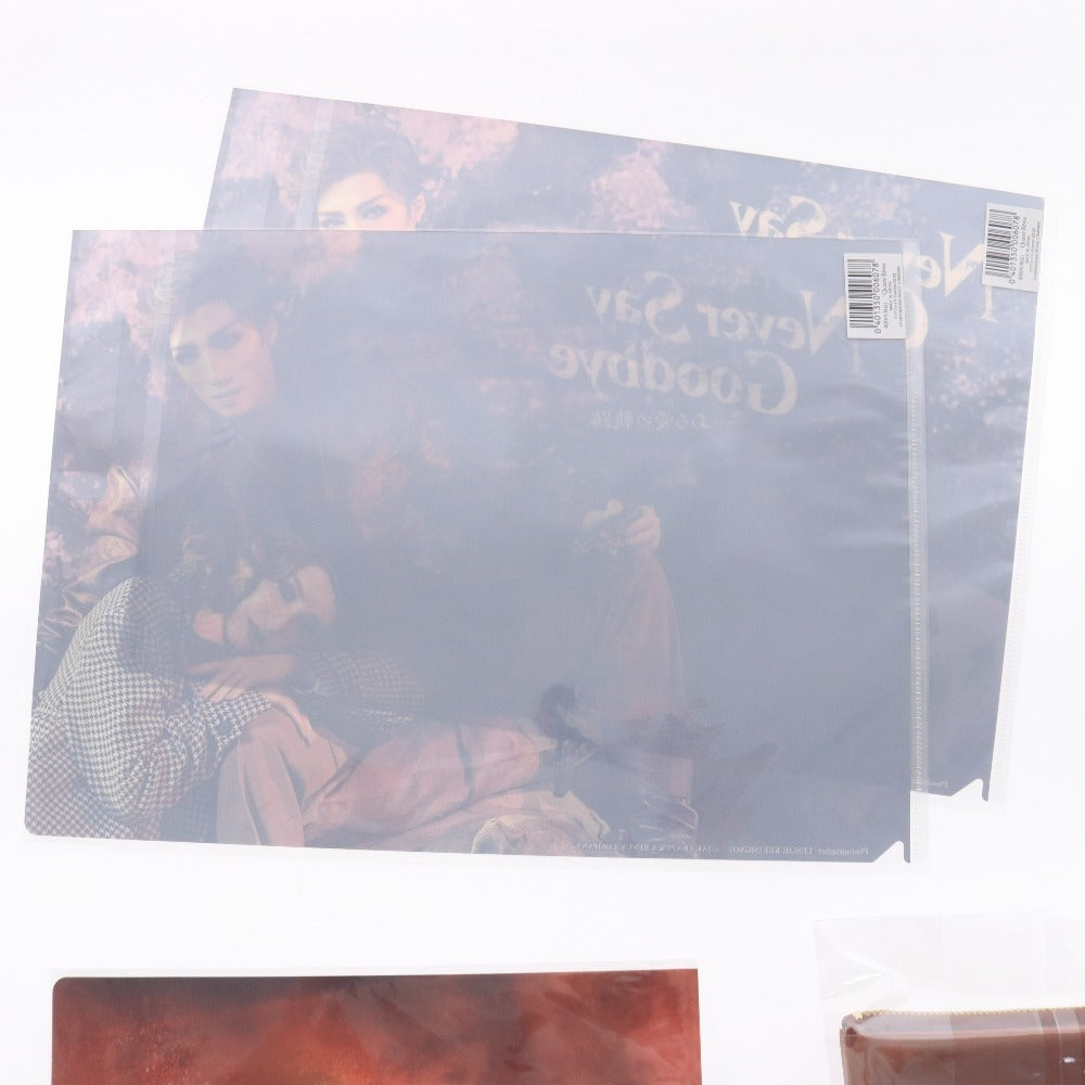 ■ 宝塚歌劇団 宇組 Never Say Goodbye グッズ 7点セット まとめ売り クリアファイル ポーチ 観劇バッグ メモ用紙 未開封 未使用