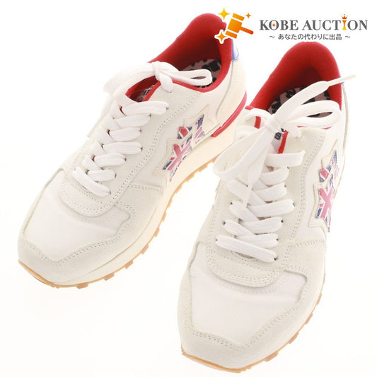 ■ ATLANTIC STARS アトランティック スターズ スニーカー シューズ 靴 メンズ レディース 37(23.5cm相当) ホワイト 付属品付き