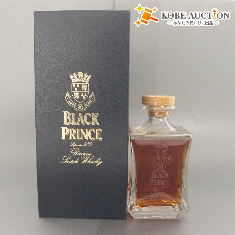 Black Prince 30 Year Old Scotch Whisky, 750ml, 40% ABV, Boxed, Unopened, Unused
