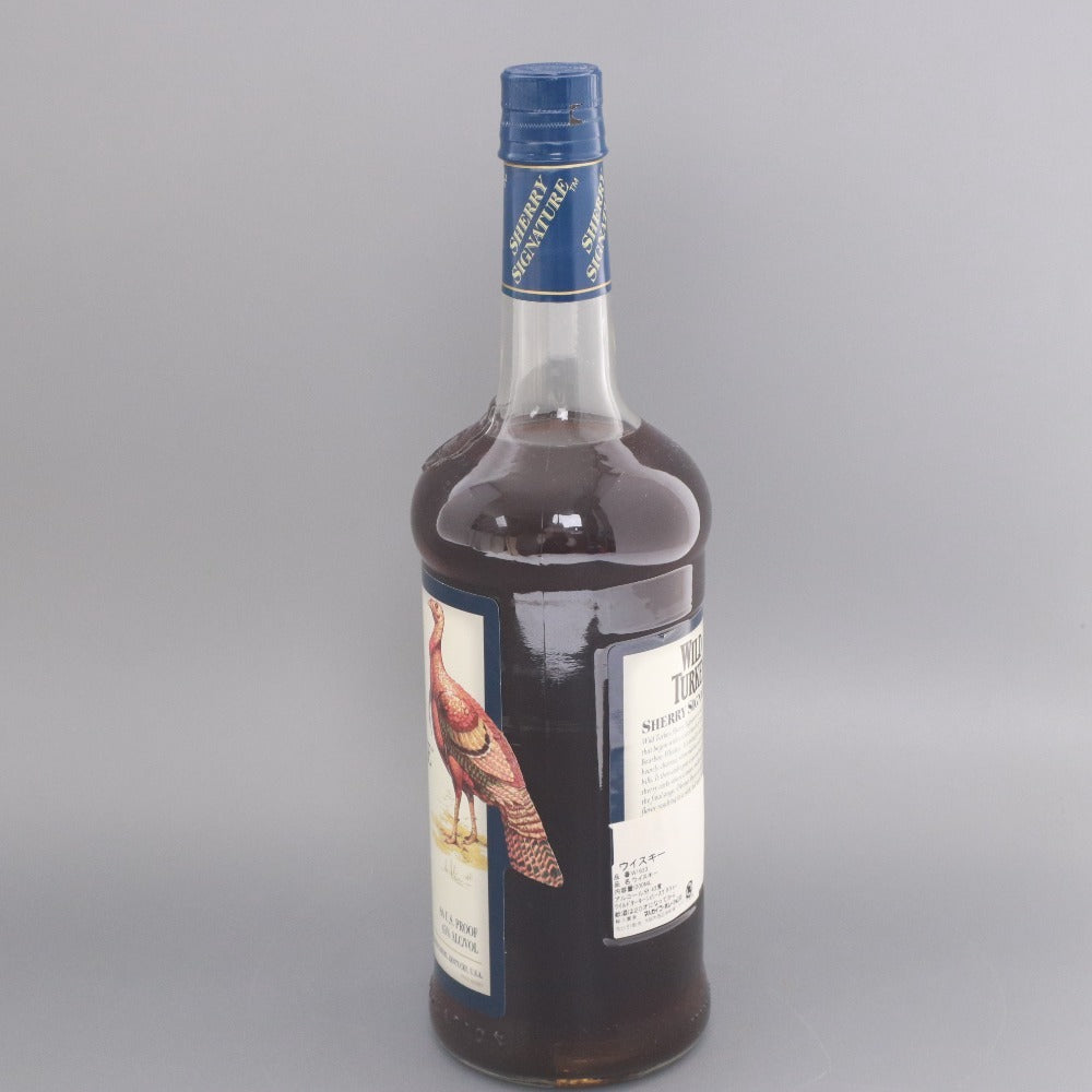 ■ 酒 ウイスキー ワイルドターキー シェリーシグネチャー バーボンウイスキー 1000ml 43% 未開栓 未使用 箱付き