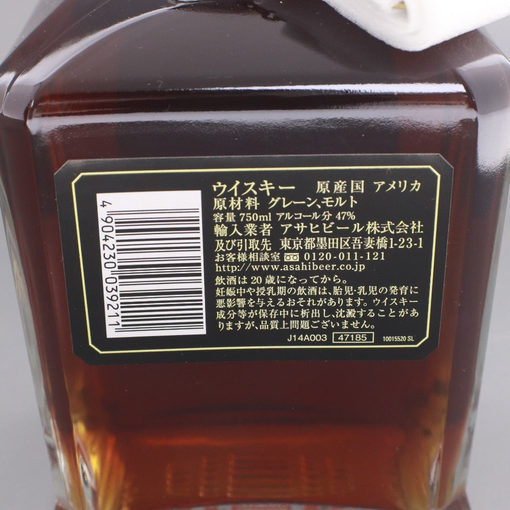 ■ 酒 ウイスキー ジャックダニエル シングルバレル バーボンウイスキー グレーン モルト 750ml 47% 未開栓 未使用 箱付き