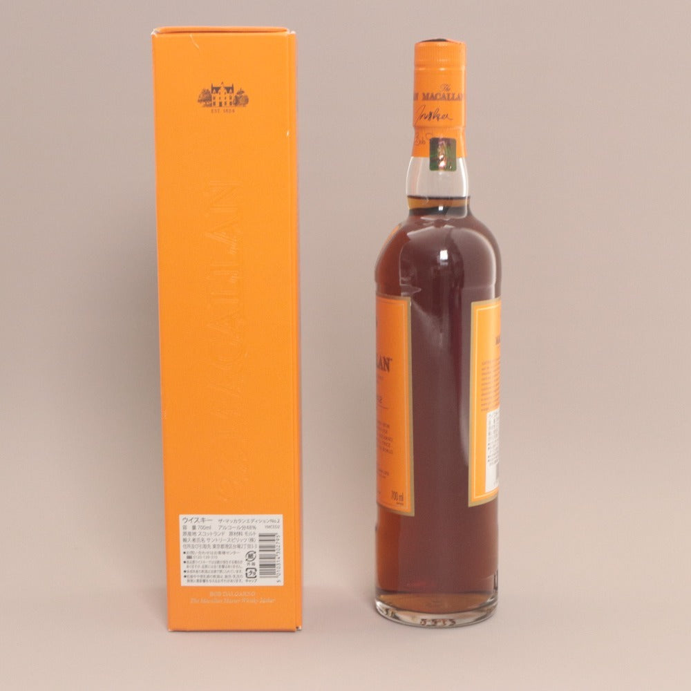 ■ Liquor Whisky THE MACALLAN EDITION NO.2 The Macallan Edition 2 Scotland Malt 48% Volume 700ml Unused Unopened Unsealed