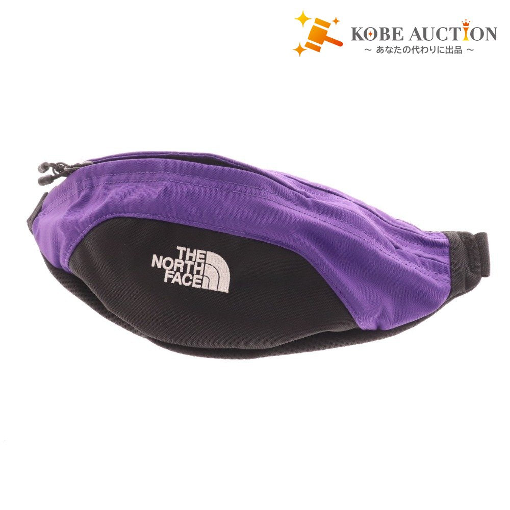 ■ ノースフェイス ウエストポーチ 鞄 ボディバッグ ユニセックス 1L パープル ブラック系 タグ付き 未使用