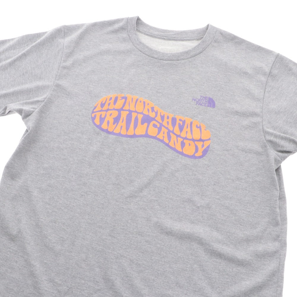 ■ ノースフェイス グラフィックTシャツ 半袖 トップス プリント メンズ XL グレー系 タグ付き 未使用