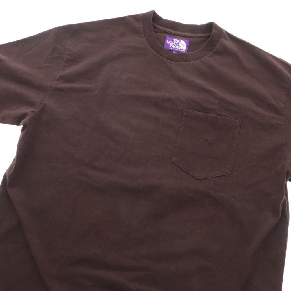 ■ ノースフェイス Tシャツ 半袖 トップス 胸ポケット メンズ XL ブラウン タグ付き 未使用