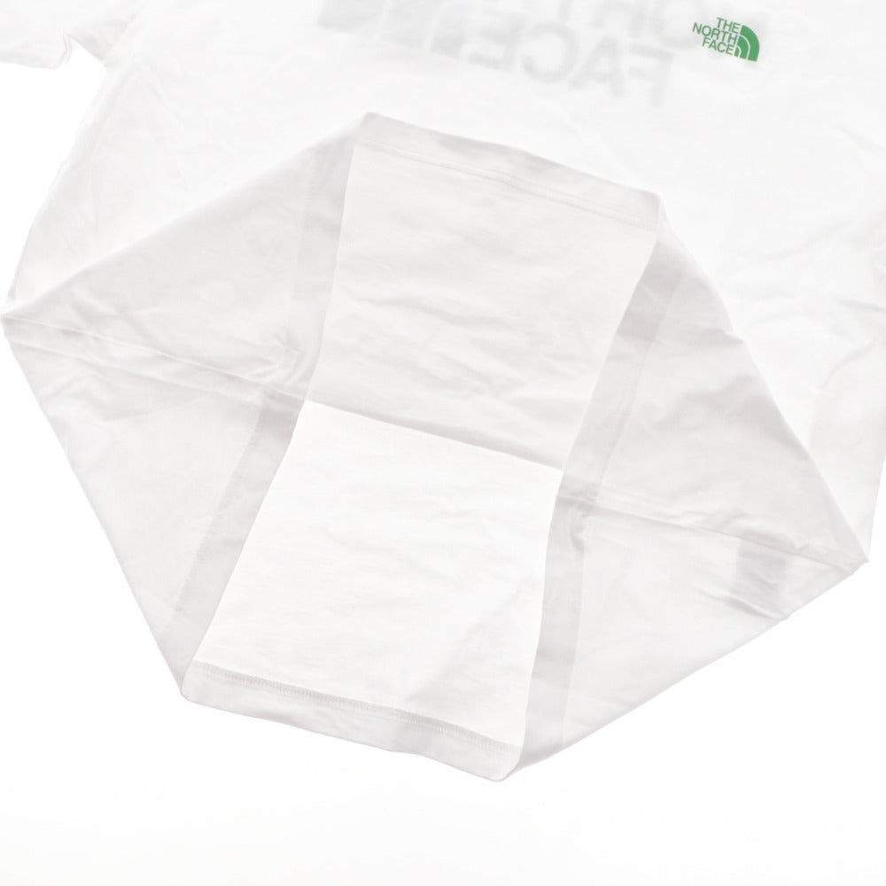■ ノースフェイス Tシャツ 半袖 NT32434トップス ロゴ ユニセックス L ホワイト グリーン タグ付き 未使用