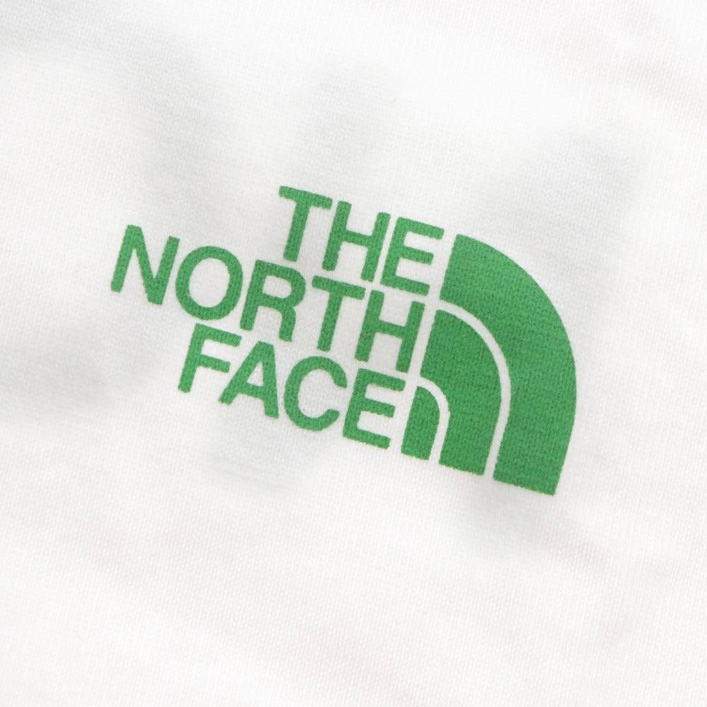 ■ ノースフェイス Tシャツ 半袖 NT32434トップス ロゴ ユニセックス L ホワイト グリーン タグ付き 未使用
