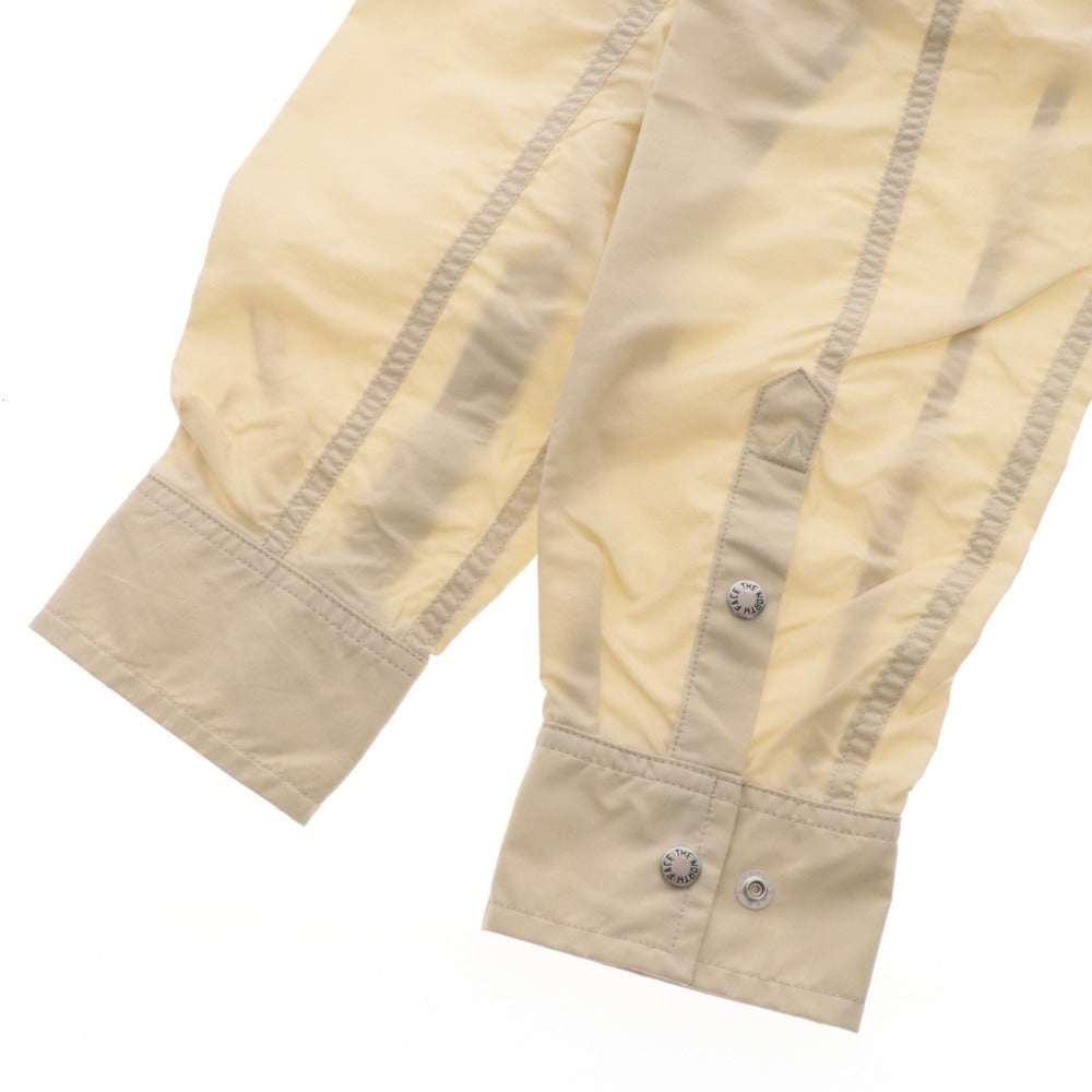 ■ ノースフェイス ロングスリーブヌプシシャツ 長袖 トップス ナイロン ジャケット 無地 ユニセックス L ベージュ系 タグ付き 未使用