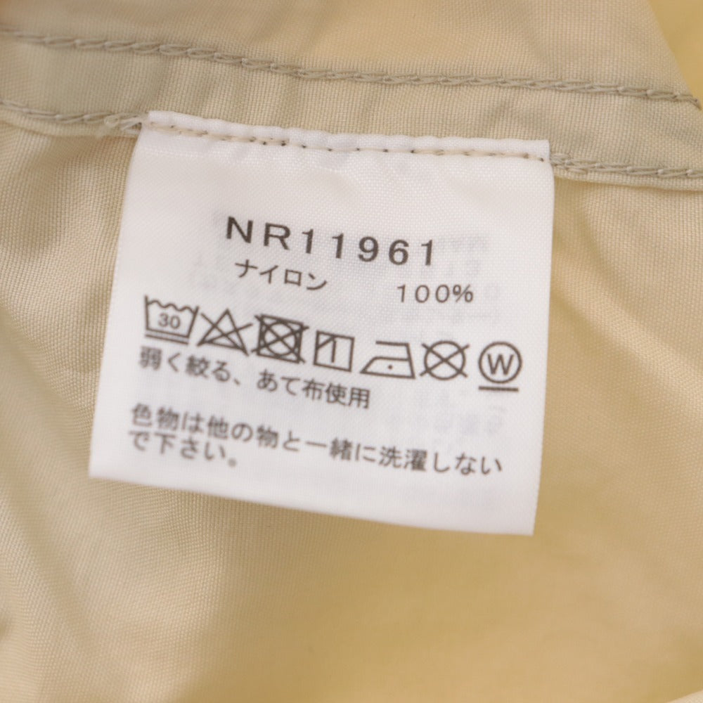 ■ ノースフェイス ロングスリーブヌプシシャツ 長袖 トップス ナイロン ジャケット 無地 ユニセックス L ベージュ系 タグ付き 未使用