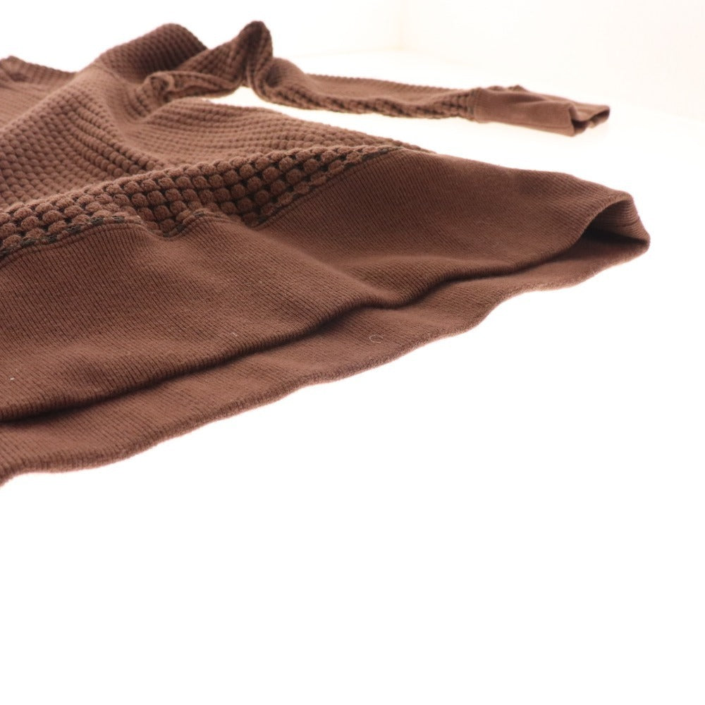 ■ TATRAS sweatshirt, long sleeve top, waffle fabric, with pocket, men's, 04, brown, with tag