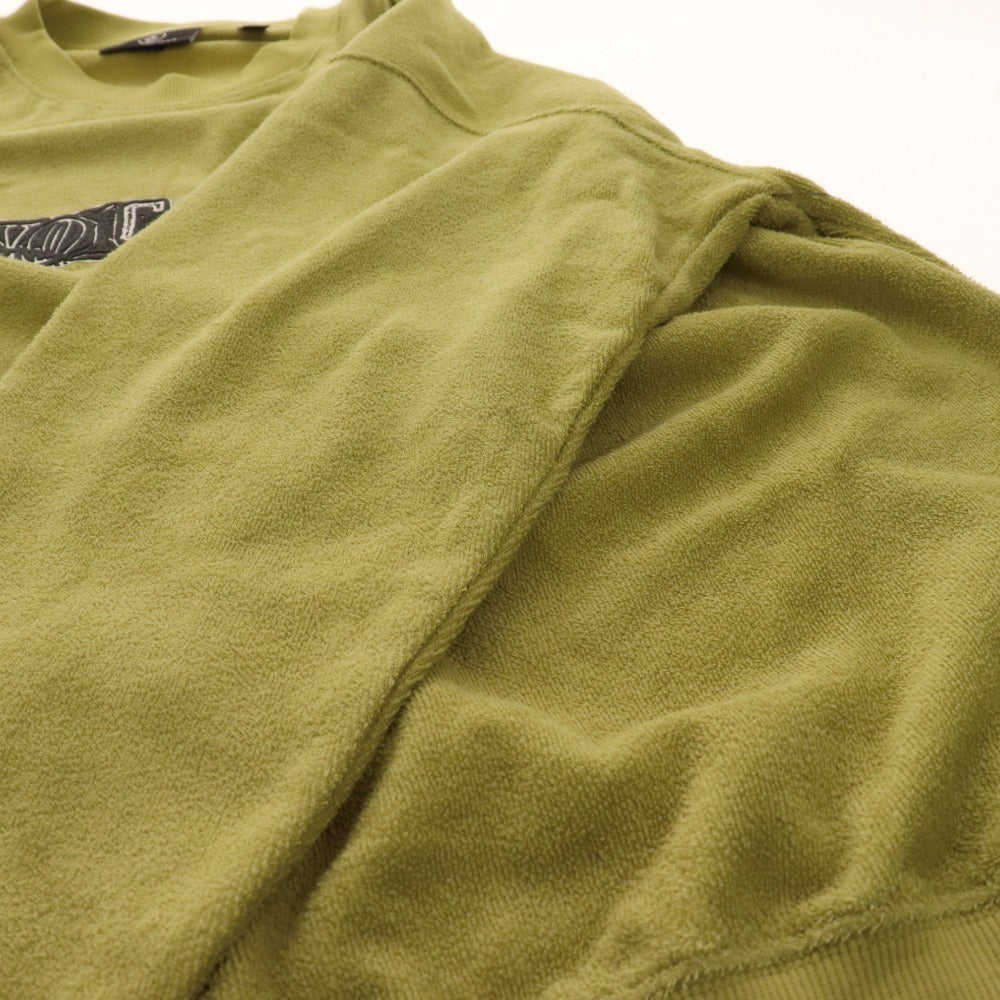 ■ Volcom trainer sweatshirt long sleeve top towel fabric men's L green tag attached bag attached unused