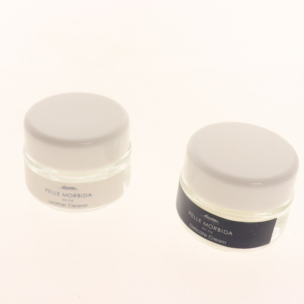 ■ ペッレ モルビダ バッグケアセット 皮革用品 レザークリーナー デリケート革専用クリーナー お手入れ オリジナルポーチ付き 未使用