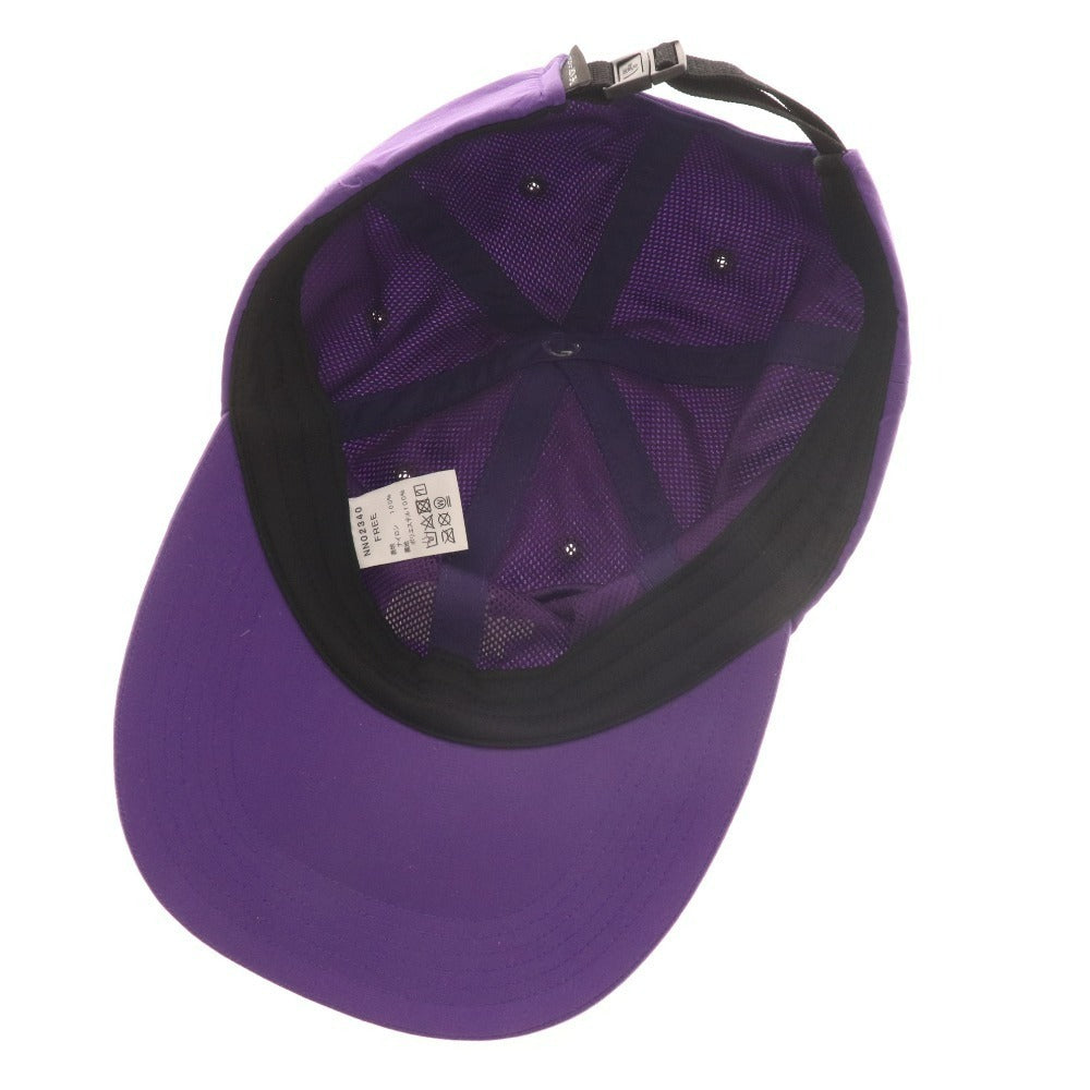 ■ The North Face Cap NN02340 Hat Embroidery Men's Free Purple Tag attached Unused