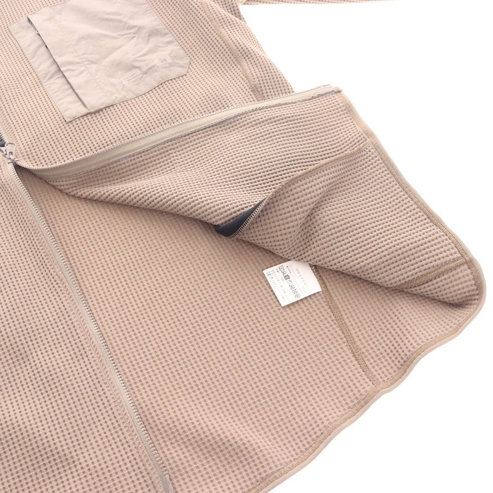 ■ トゥーフォーワン 241 ワッフルフルジップフーディ MB4402 長袖 トップス 防寒 防風 フード メンズ M ベージュ 未使用 タグ付き