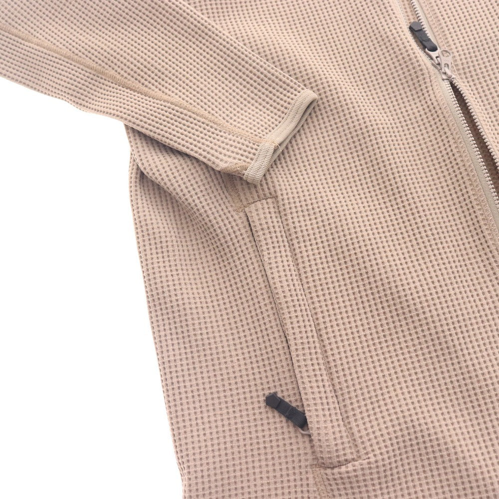 ■ トゥーフォーワン 241 ワッフルフルジップフーディ MB4402 長袖 トップス 防寒 防風 フード メンズ M ベージュ 未使用 タグ付き