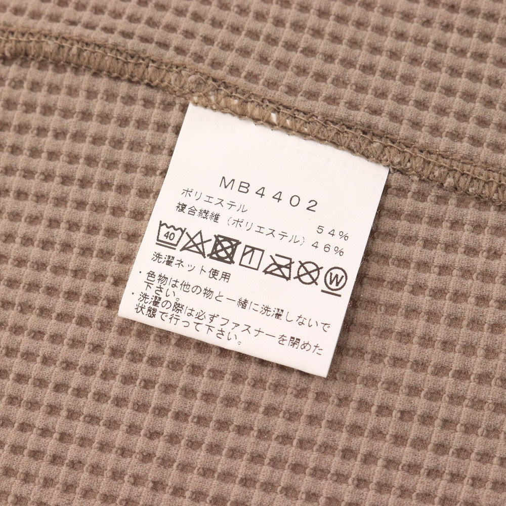 ■ トゥーフォーワン 241 ワッフルフルジップフーディ MB4402 長袖 トップス 防寒 防風 フード メンズ M ベージュ 未使用 タグ付き