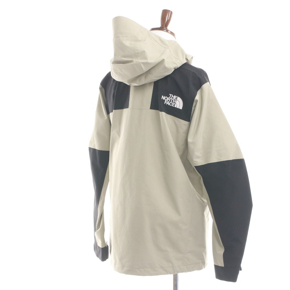 The North Face Mountain Parka Jacket NP61800, Men's Size L, Khaki Gray, Zippered, Pockets, Hooded