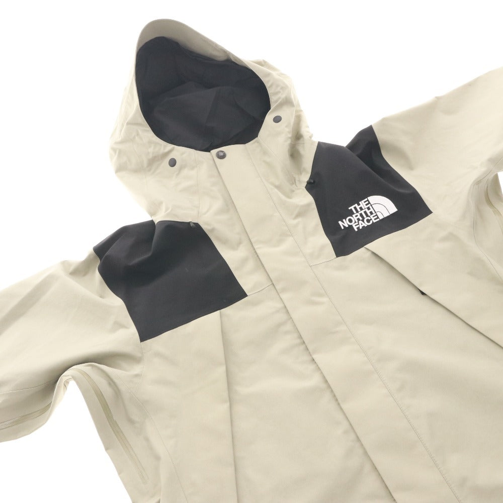 The North Face Mountain Parka Jacket NP61800, Men's Size L, Khaki Gray, Zippered, Pockets, Hooded