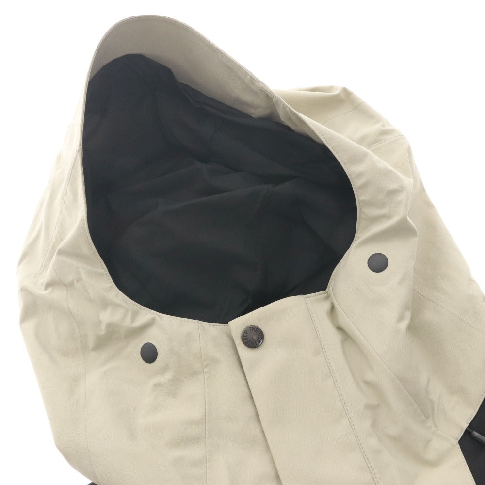 The North Face Mountain Parka Jacket NP61800, Men's Size L, Khaki Gray, Zippered, Pockets, Hooded