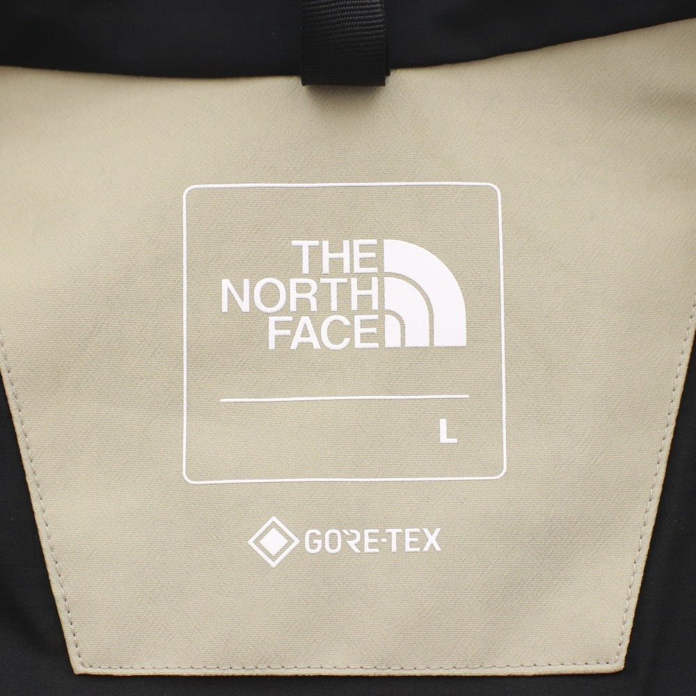 The North Face Mountain Parka Jacket NP61800, Men's Size L, Khaki Gray, Zippered, Pockets, Hooded