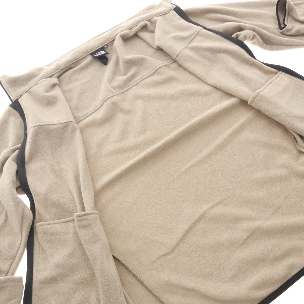 ■ ノースフェイス フリース ジャケット NL72504 アウター ファスナー ポケット メンズ レディース XL ベージュ 未使用