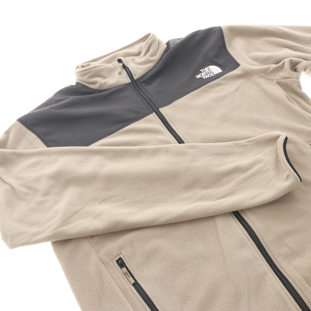 ■ ノースフェイス フリース ジャケット NL72504 アウター ファスナー ポケット メンズ レディース XL ベージュ 未使用