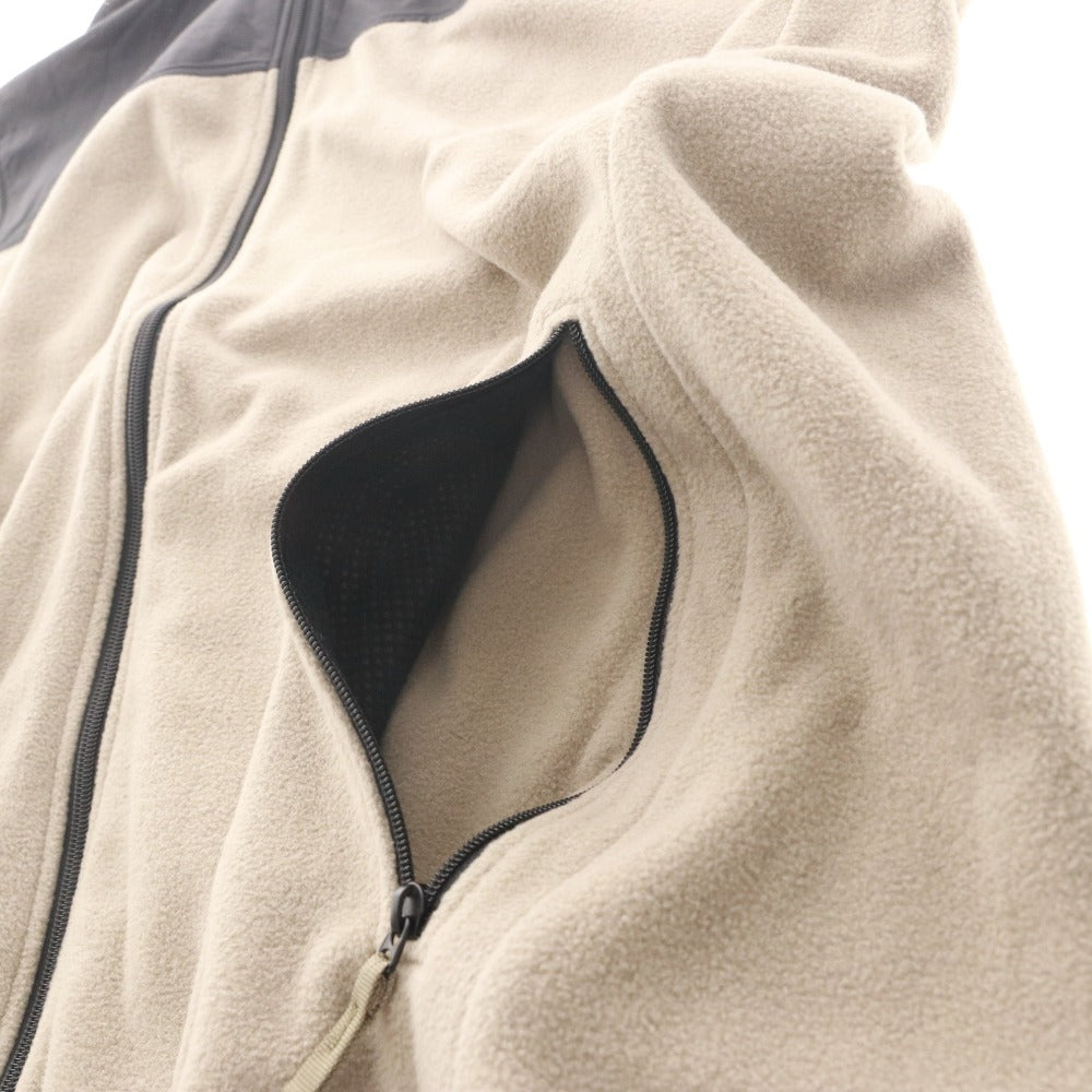 ■ ノースフェイス フリース ジャケット NL72504 アウター ファスナー ポケット メンズ レディース XL ベージュ 未使用
