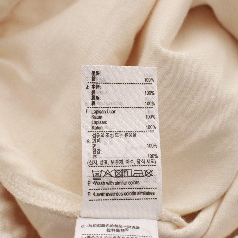 Lacoste polo shirt and shorts 2-piece set, top and bottoms, solid color, buttons, drawstring, pockets, accents, men's, size M, white, ivory