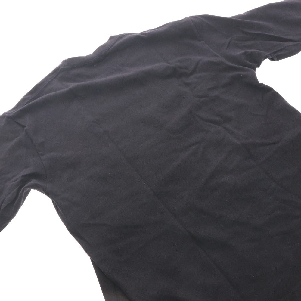 ■ ノースフェイス Tシャツ NT32345 長袖 トップス 丸首 ロンT 無地 ワンポイント メンズ レディース L ブラック