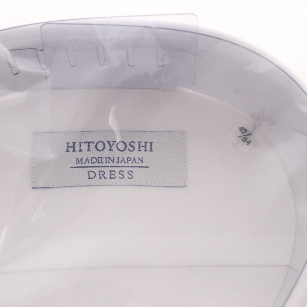 ■ HITOYOSHI ヒトヨシ シャツ 2枚セット ANAふるさと納税 返礼品 ドレスシャツ ボタン メンズ 42-84 ホワイト ブルー 未使用