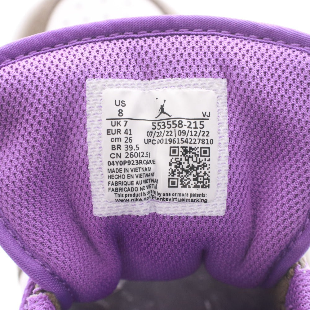 ■ NIKE ナイキ シューズ エアジョーダン 553558-215 カジュアルシューズ 靴 メンズ 26cm ブラウン パープル ホワイト 未使用