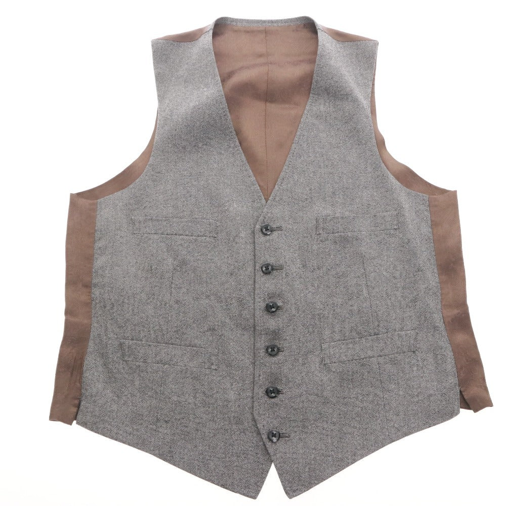 ■ NIKKE スーツ セットアップ ジャケット ボトムス ベスト 3点 ボタン ポケット メンズ グレー