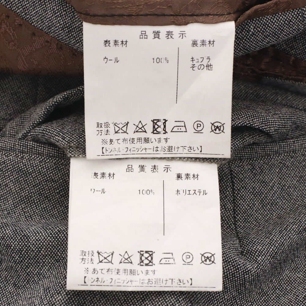 ■ NIKKE スーツ セットアップ ジャケット ボトムス ベスト 3点 ボタン ポケット メンズ グレー