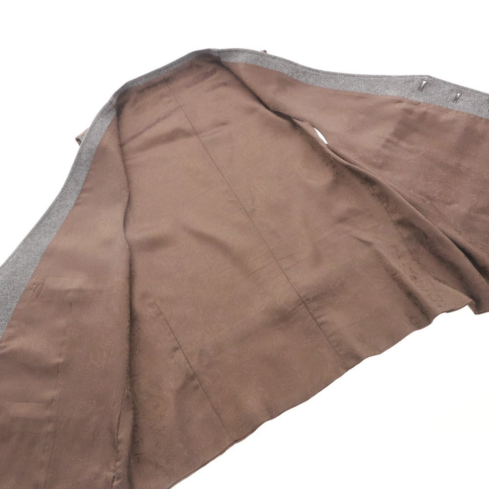 ■ NIKKE スーツ セットアップ ジャケット ボトムス ベスト 3点 ボタン ポケット メンズ グレー