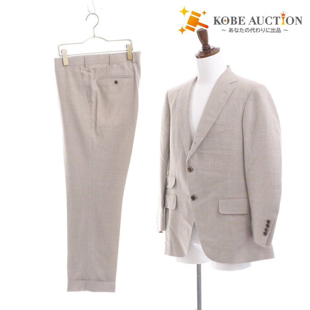 ■ Ermenegildo Zegna Men's Suit, Jacket and Bottoms, Light Beige, Unused, Accessories Included