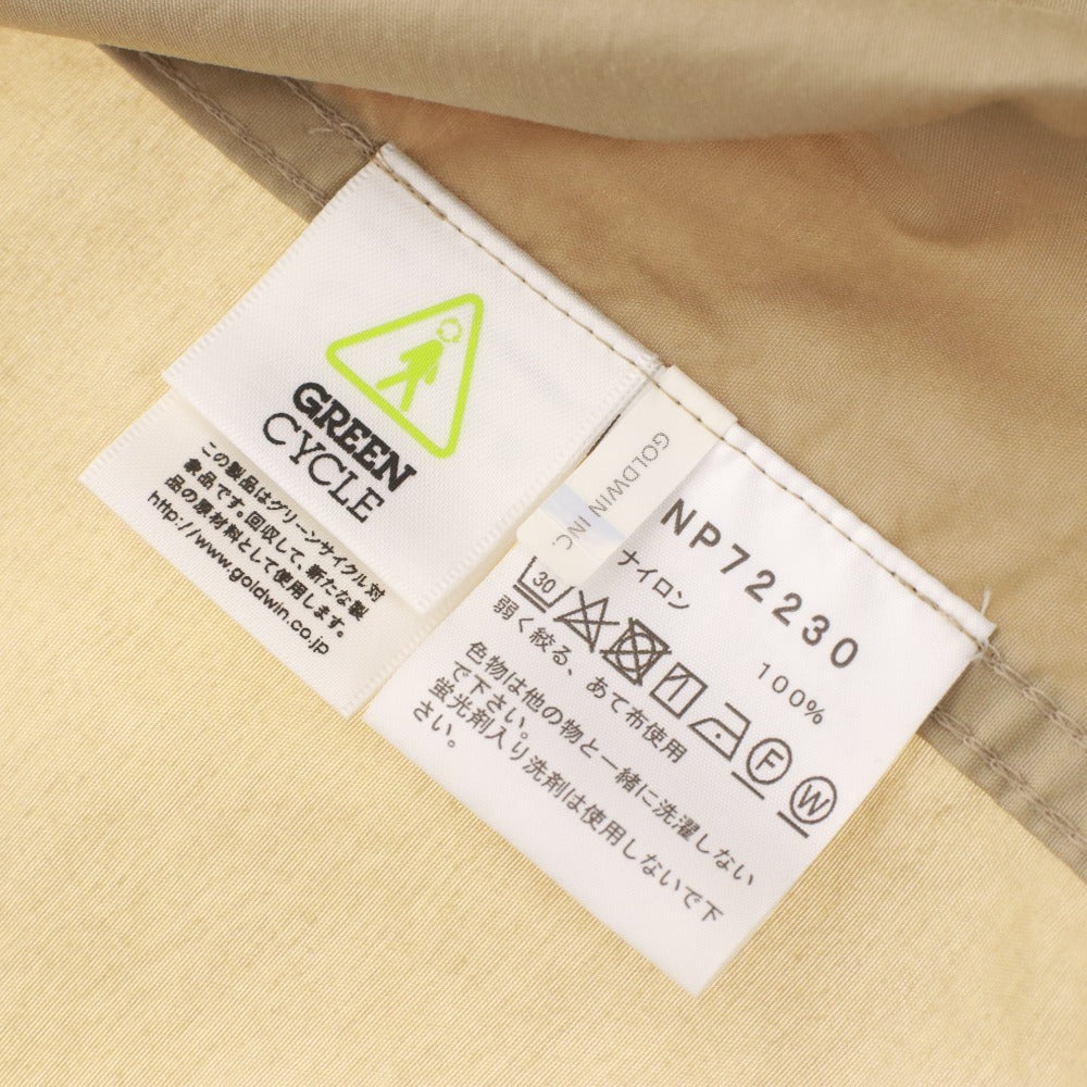 ■ ノースフェイス THE NORTH FACE ブルゾン コンパクトジャケット NP72230 アウター ジップアップ メンズ L ベージュ