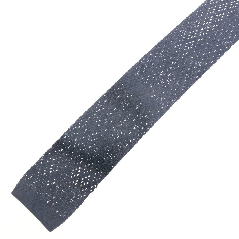 ■ タイユアタイ TIE YOUR TIE ネクタイ シルク100％ メンズ ネイビー 付属品付き 未使用
