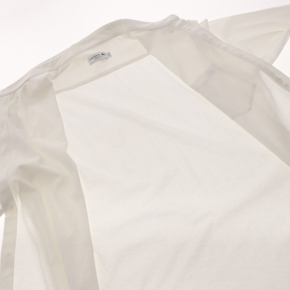 ■ ラコステ LACOSTE シャツ 長袖 CH717LJ-99 トップス レギュラーフィット ボタンダウン メンズ 41 (L相当) ホワイト