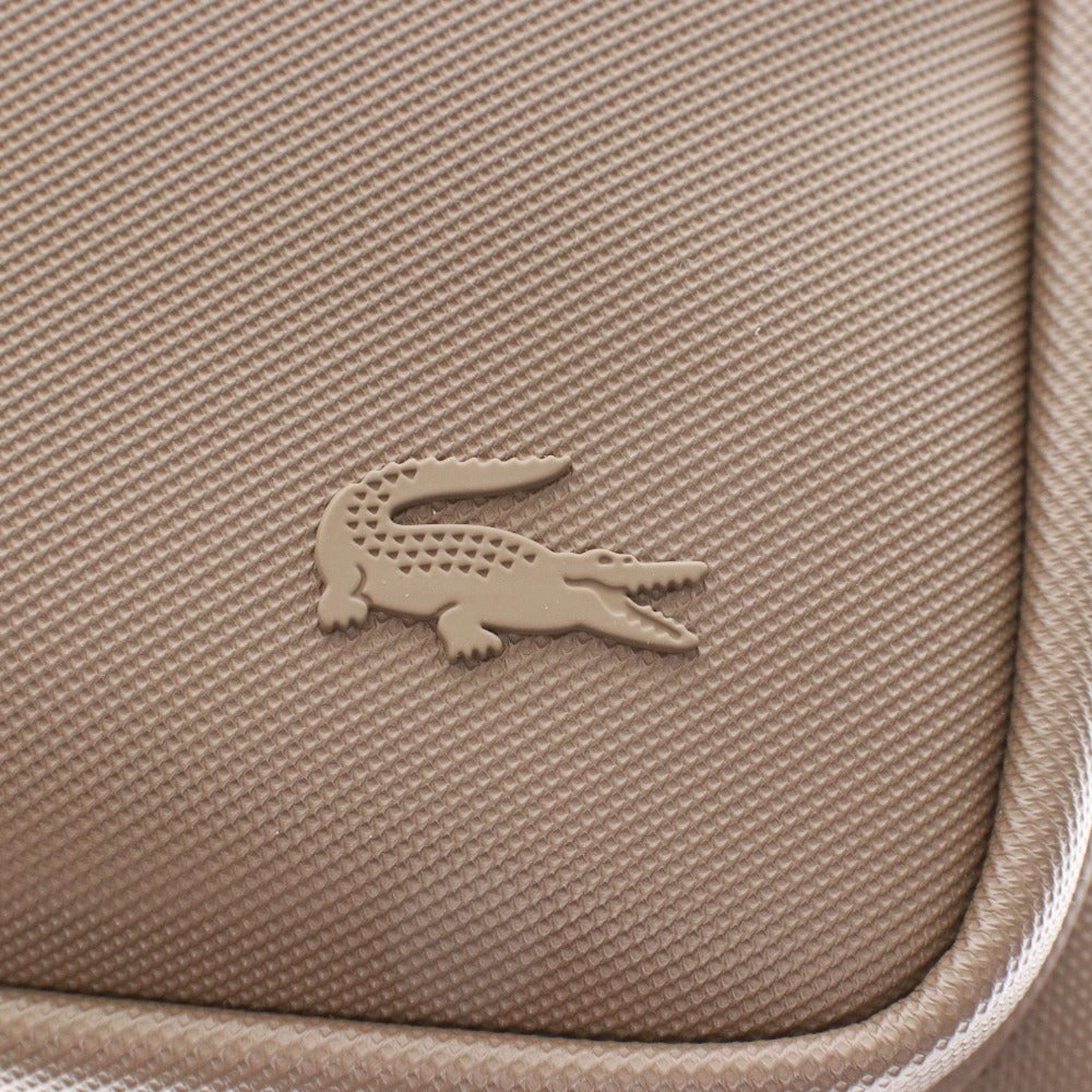 ■ LACOSTE ラコステ リュック バックパック 鞄 NH4430HC ファスナー ポケット メンズ 000 ブラウン 付属品付き