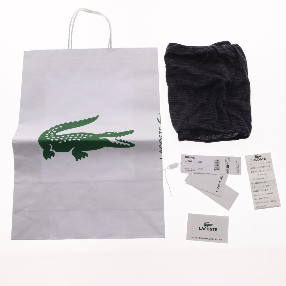 ■ LACOSTE ラコステ リュック バックパック 鞄 NH4430HC ファスナー ポケット メンズ 000 ブラウン 付属品付き