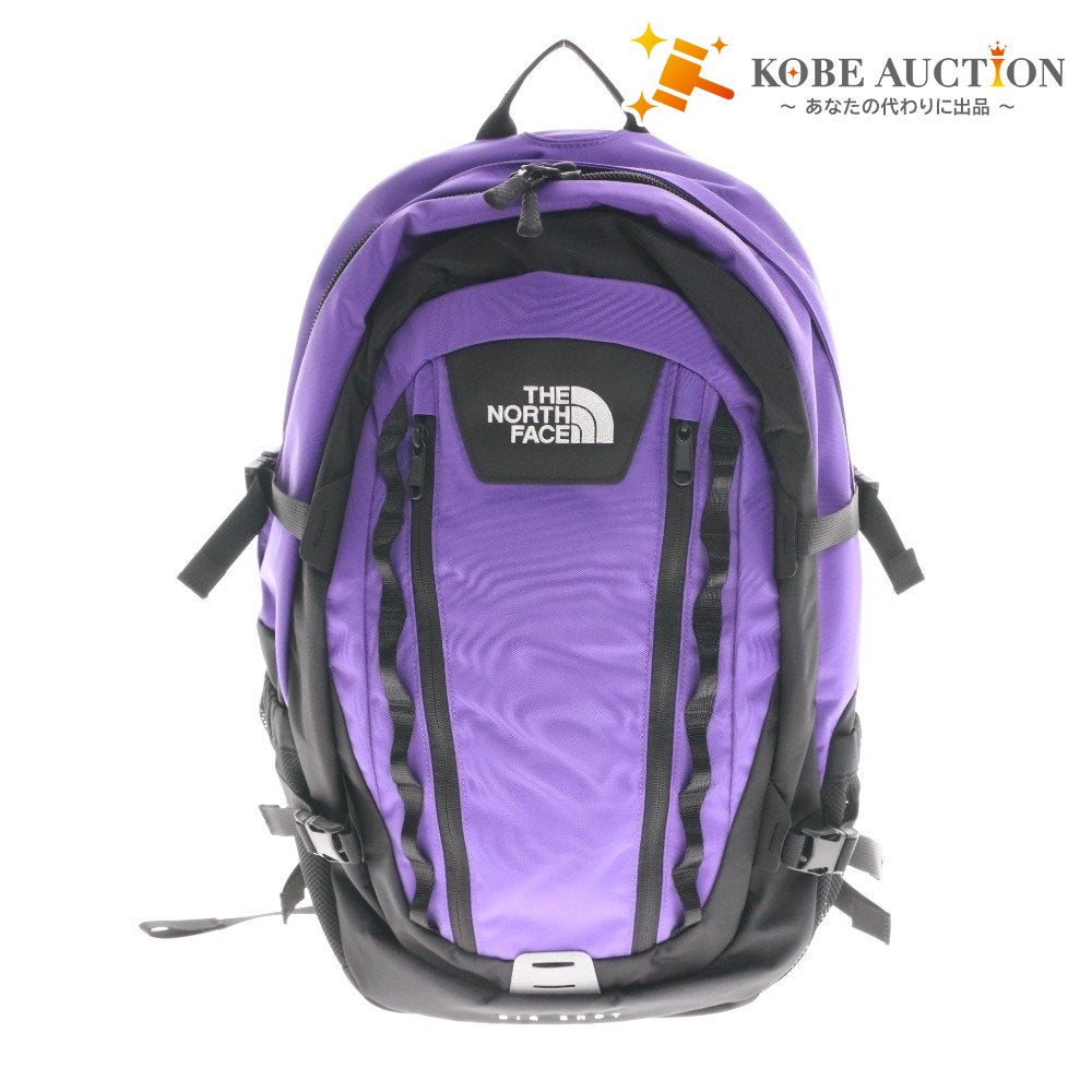 ■ THE NORTH FACE ノースフェイス リュック バックパック 鞄 NM72301 BIG SHOT ファスナー メンズ 33L パープル タグ付き 未使用