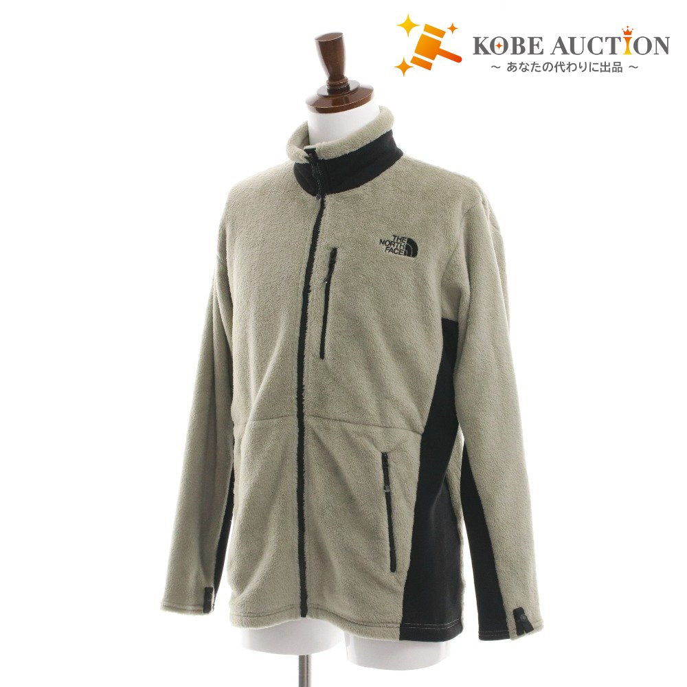 ■ THE NORTH FACE ノースフェイス ジャケット アウター NA72301 Versa Mid Jacket ファスナー メンズ L カーキグレー 付属品付き