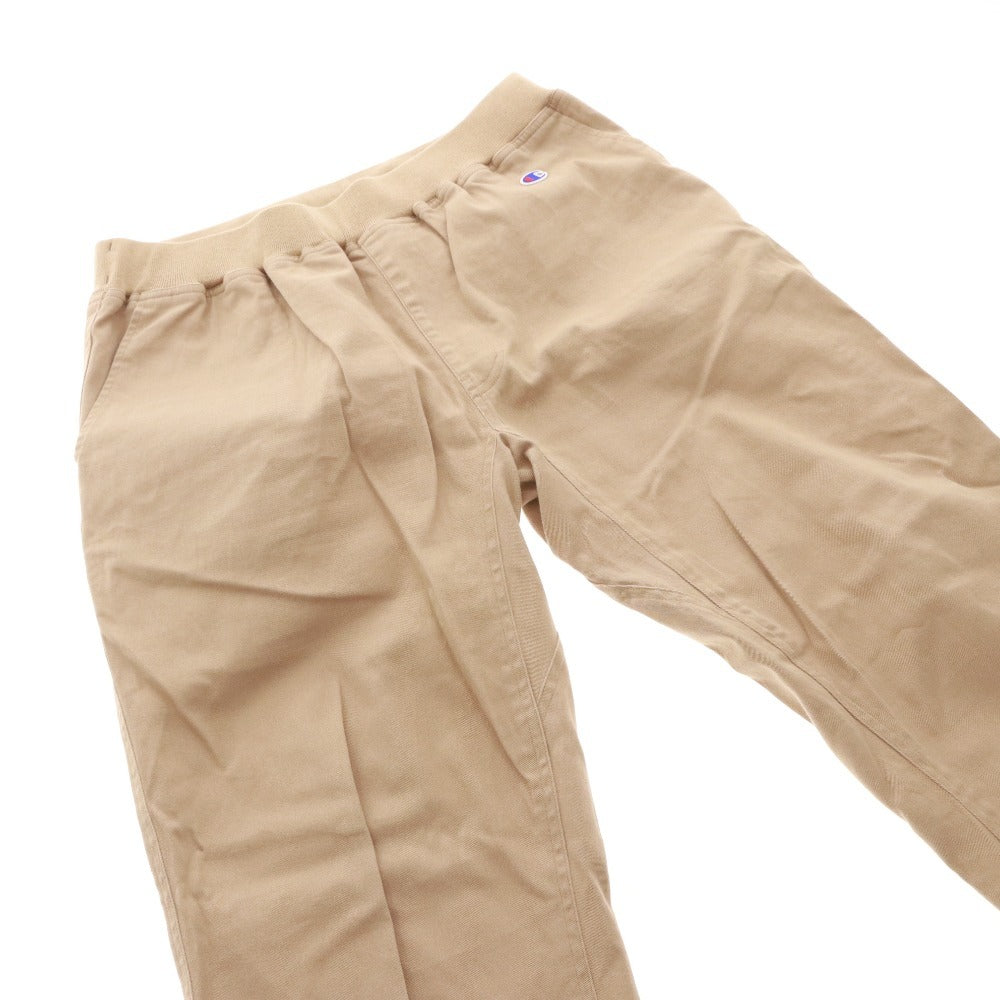 ■ Champion チャンピョン パンツ ボトムス C8-T216 長ズボン 無地 ワンポイント メンズ XL ベージュ系 付属品付き