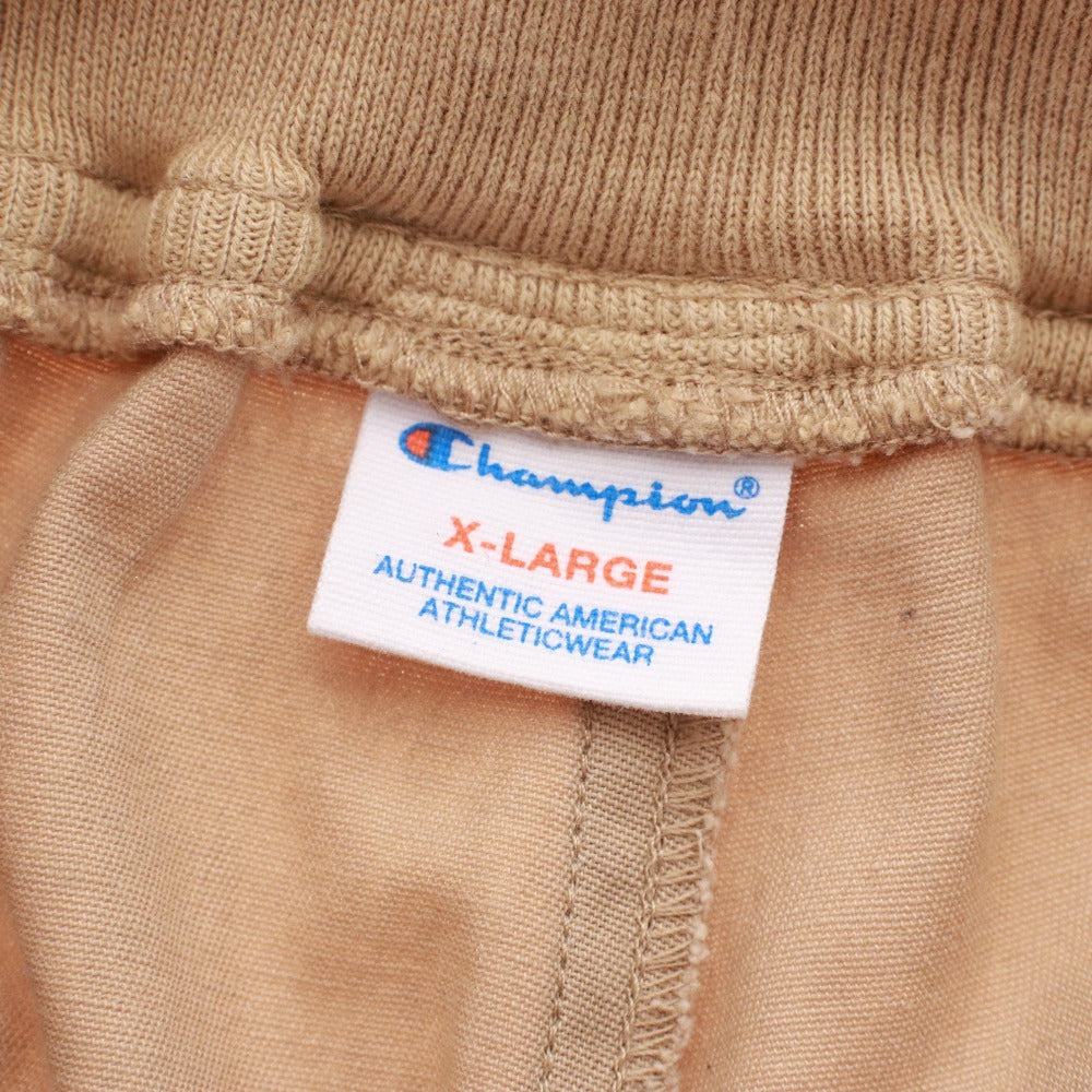 ■ Champion チャンピョン パンツ ボトムス C8-T216 長ズボン 無地 ワンポイント メンズ XL ベージュ系 付属品付き