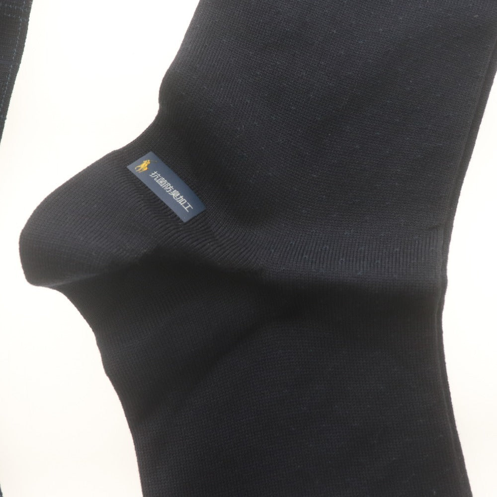 ■ 靴下 ソックス 2足/点セット まとめ売り ブルックスブラザーズ 25~27cm/ポロラルフローレン 25~26cm/メンズ ネイビー系 未開封 未使用