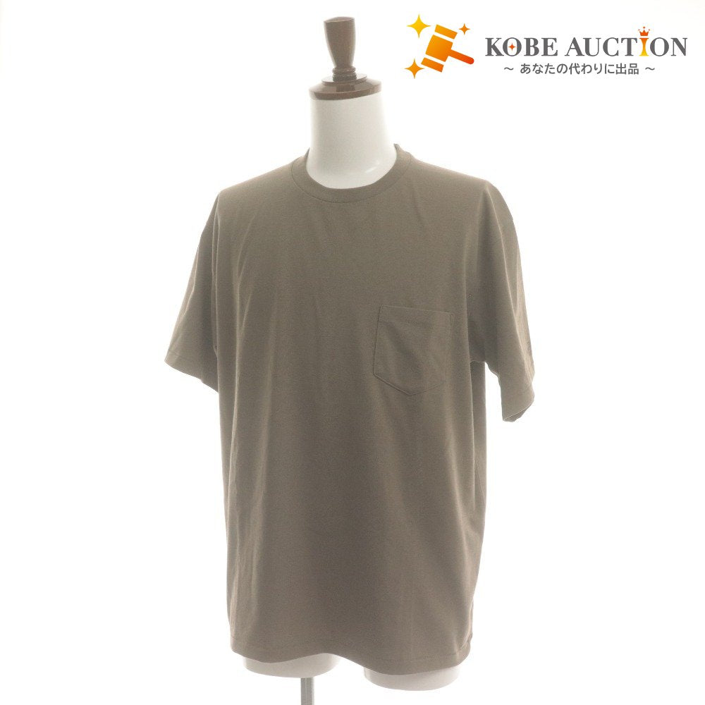 ■ THE NORTH FACE ザ・ノース・フェイス 半袖Tシャツ トップス S/S WORK Tee ファルコンブラウン 無地 メンズ XL タグ付き 美品